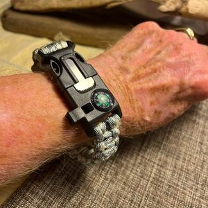 5293-HTT Paracord Bracelet Waterproof Outdoor Adjustable Survival-Snake Camo